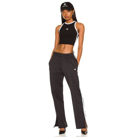 Anine Bing Sport Kameron Pant Black White Stripe XS - Picture 1 of 5